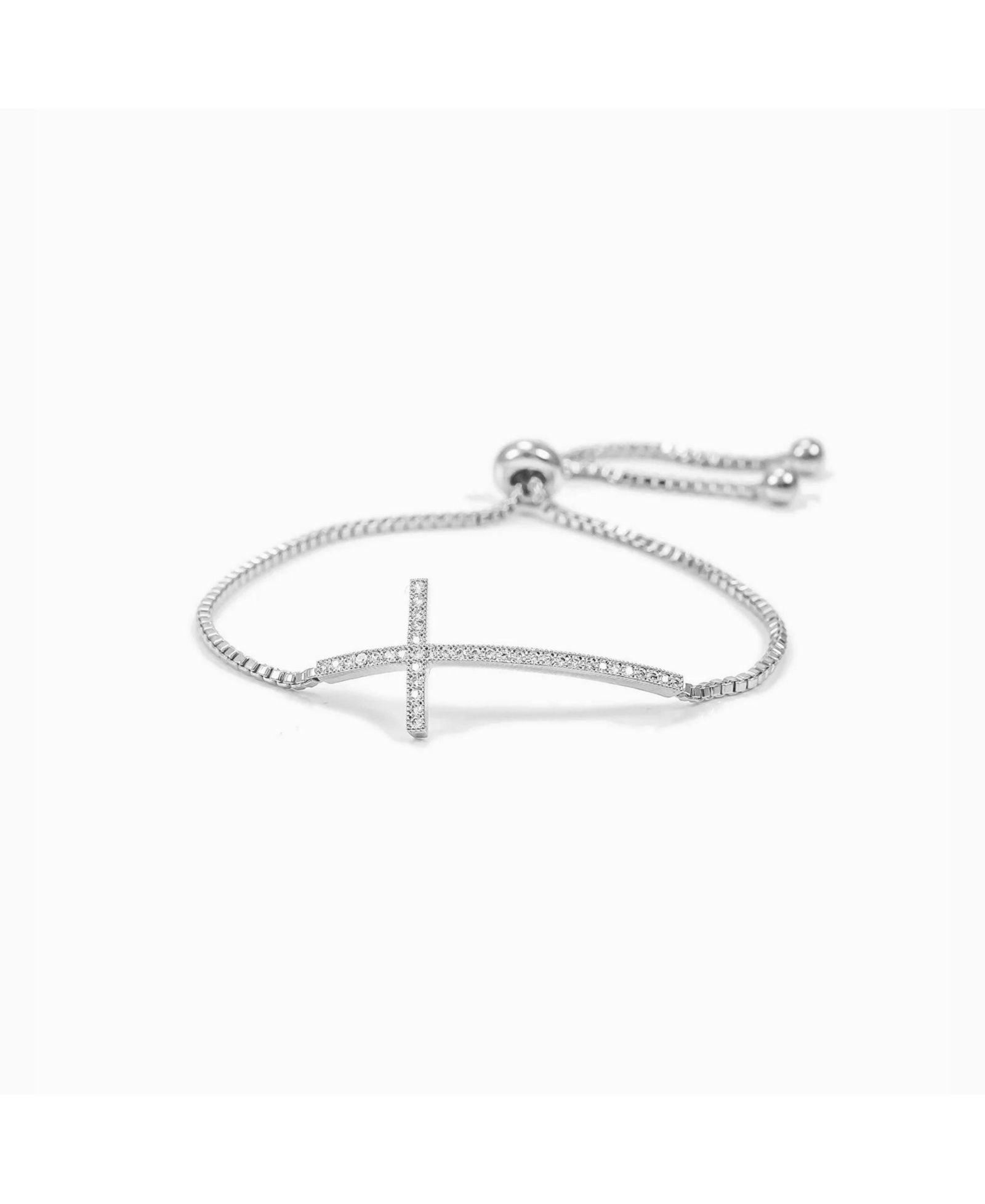 Браслет с крестом из позолоченного золота 14k Faith Jewelry изярный подарок