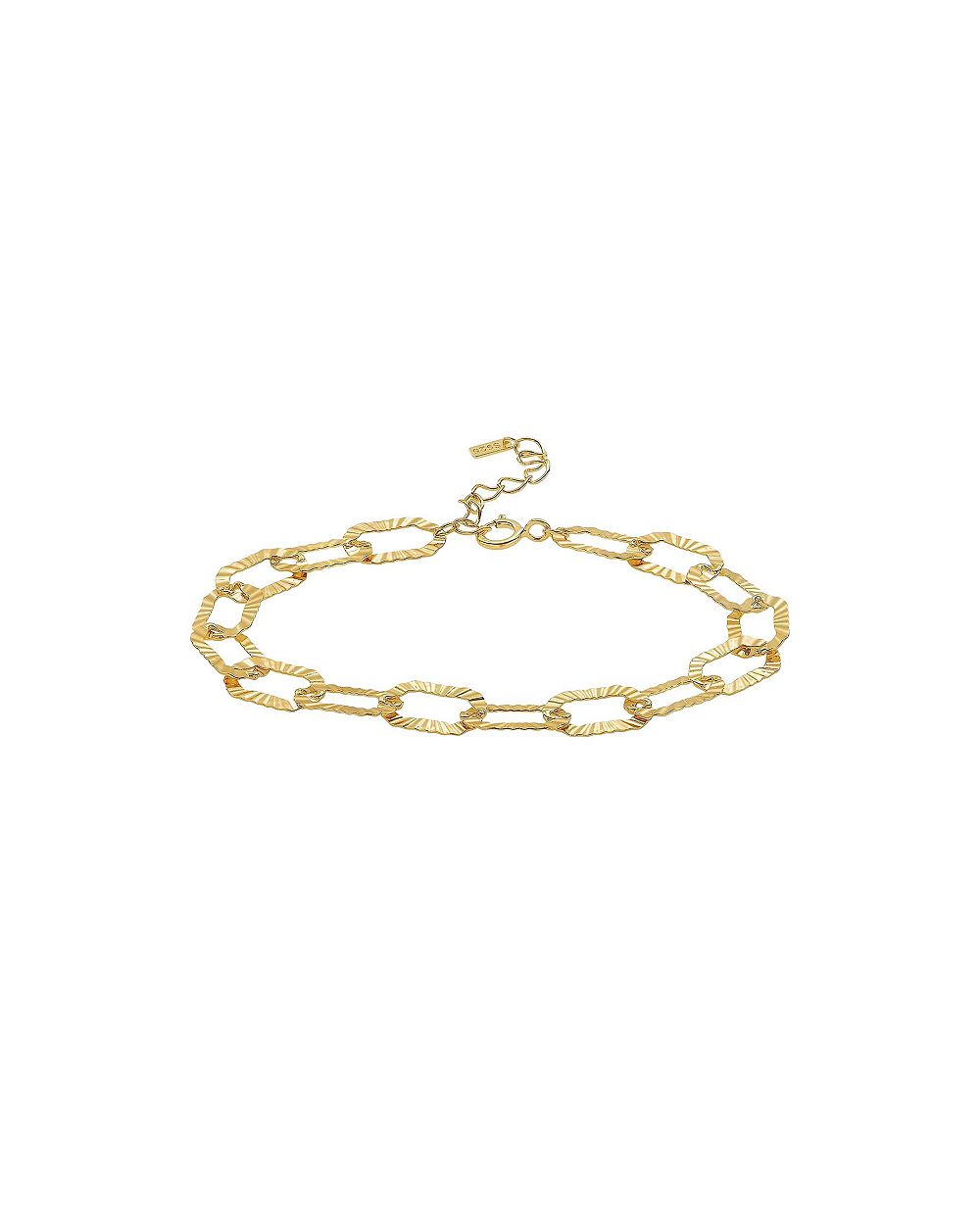 Sterling Silver 18k Gold Plated Maddie Chain Bracelet