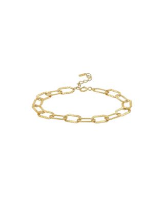 Sterling Silver 18k Gold Plated Maddie Chain Bracelet