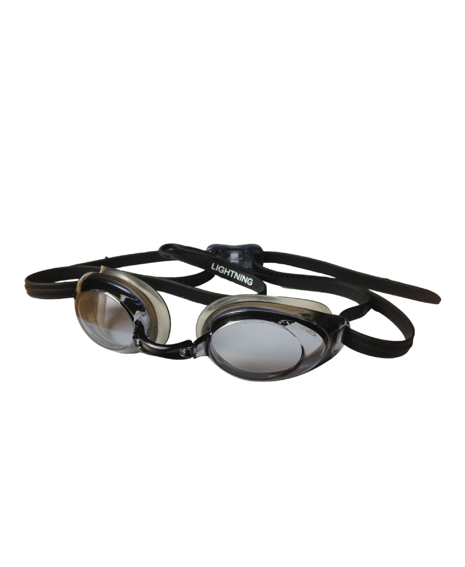Очки для плавания FINIS Lightning Goggles, Adjustable, Black/Smoke