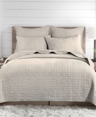 Комплект стеганого одеяла Levtex Home Melange Stitch, King/California King