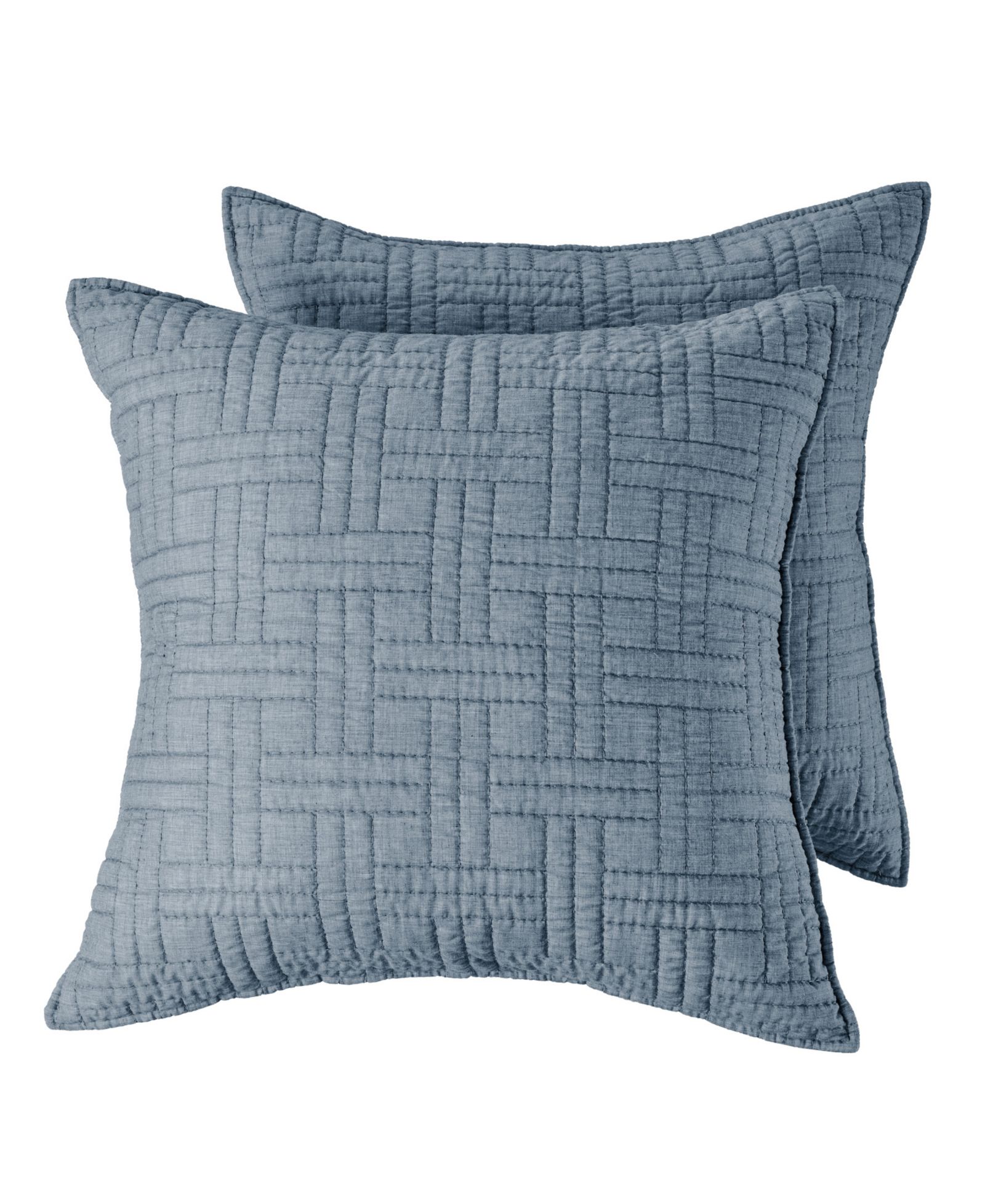 Levtex Home Mélange Stitch 2-Pc. Sham Set, European