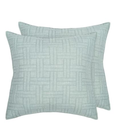 Levtex Home Mélange Stitch 2-Pc. Sham Set, European
