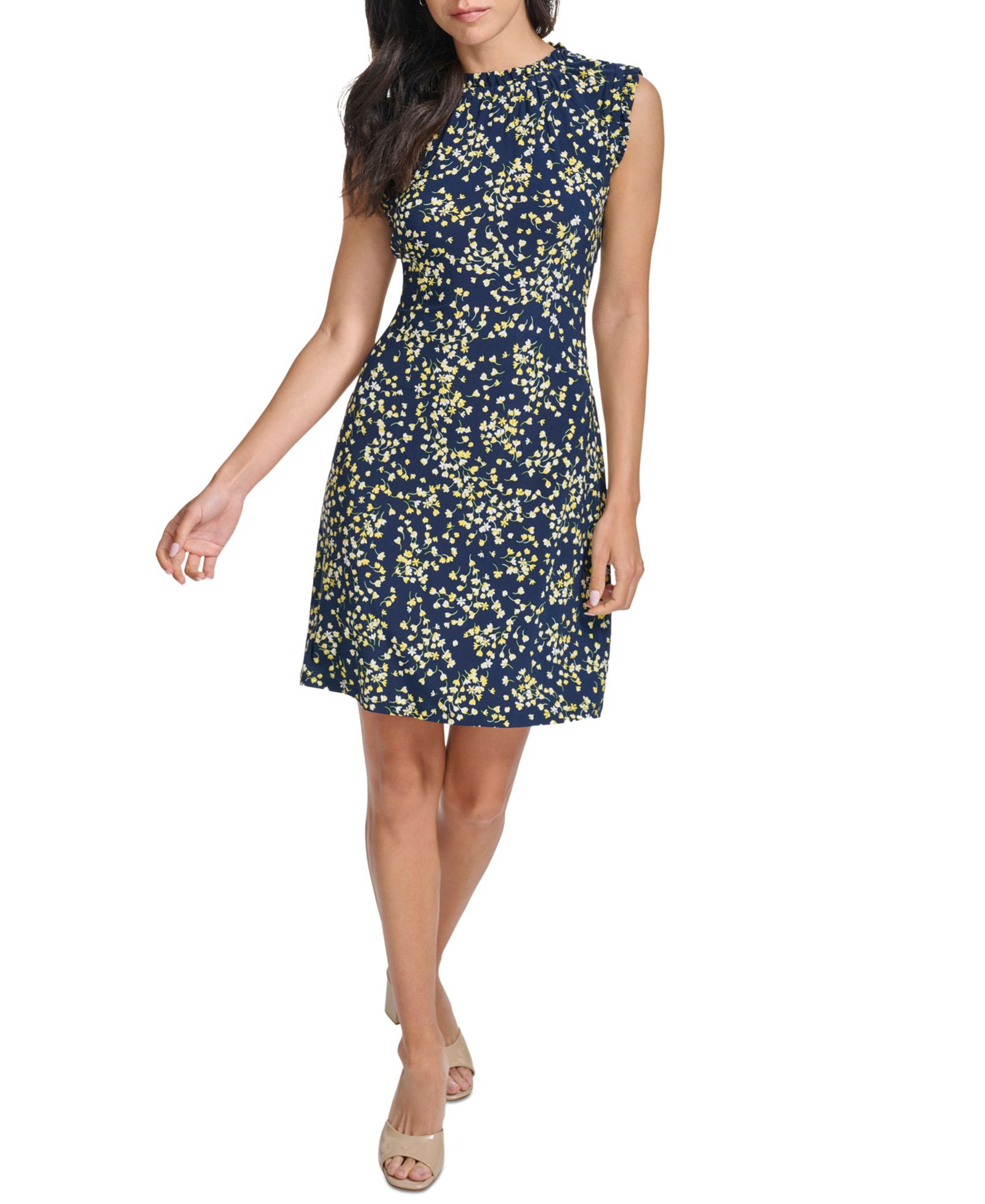 Женское платье Tommy Hilfiger Floral-Print Round-Neck