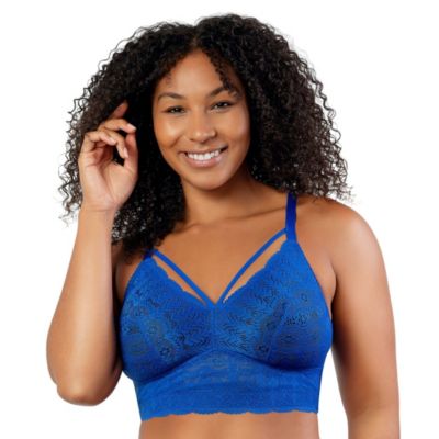 PARFAIT Women's Mia Wire-Free Padded Lace Bralette, Sandstone, 40H