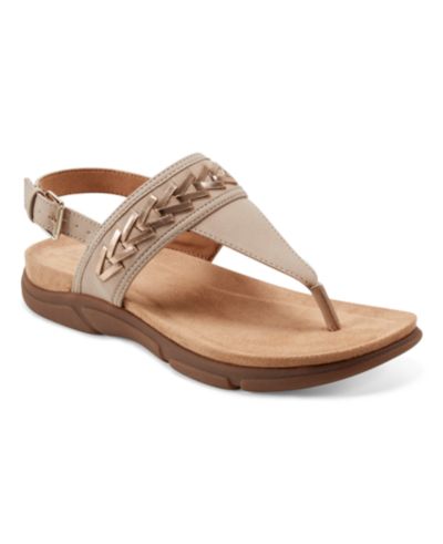 Easy Spirit Monte Woven T-Strap Flat Slingback сандалии