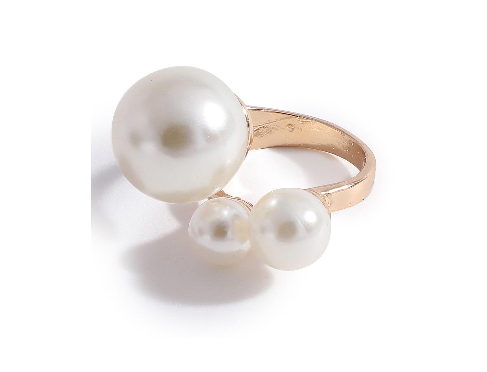 SOHI Women's Snowball Cocktail Ring