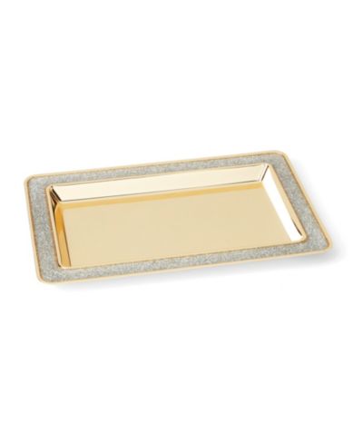 Серебряный блестящий поднос kate spade new york Sitting Pretty Catch All