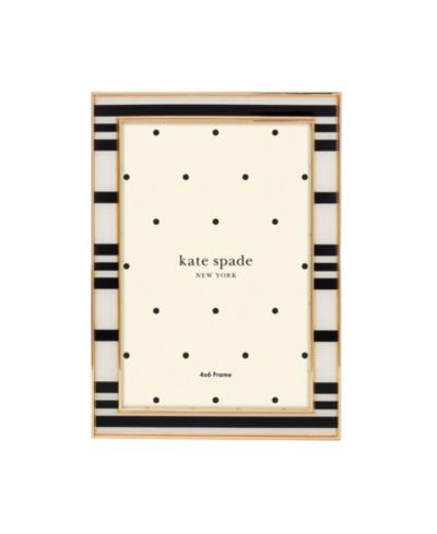 Рамка для фото kate spade new york Sitting Pretty Stripe, 4"x 6"