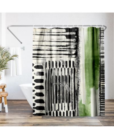 Americanflat Abstract Shower Curtain No Borders Shower Curtain by PI Creative Art