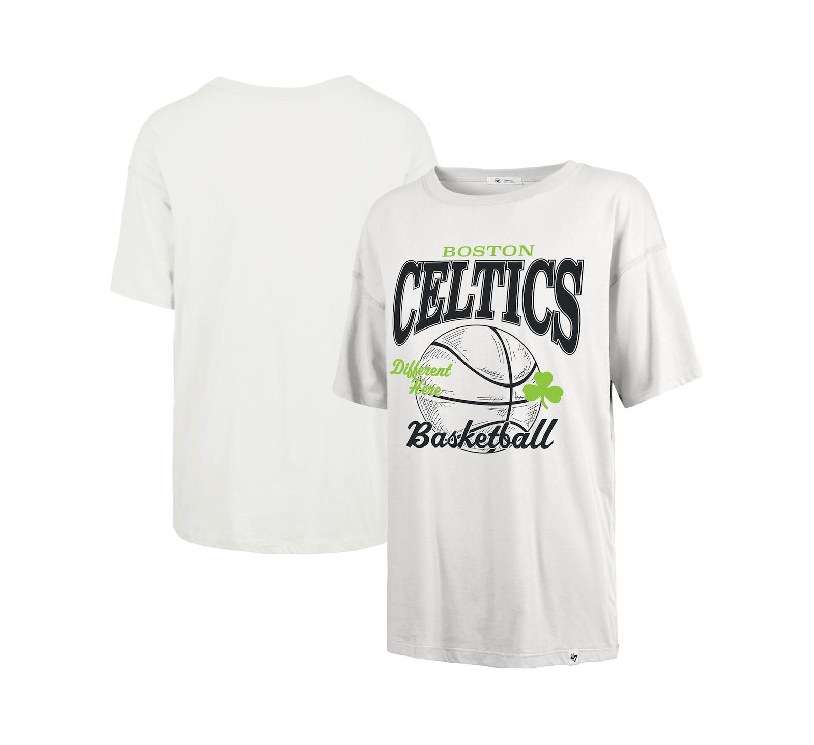 Футболка '47 Brand Boston Celtics City Edition, белая, женская