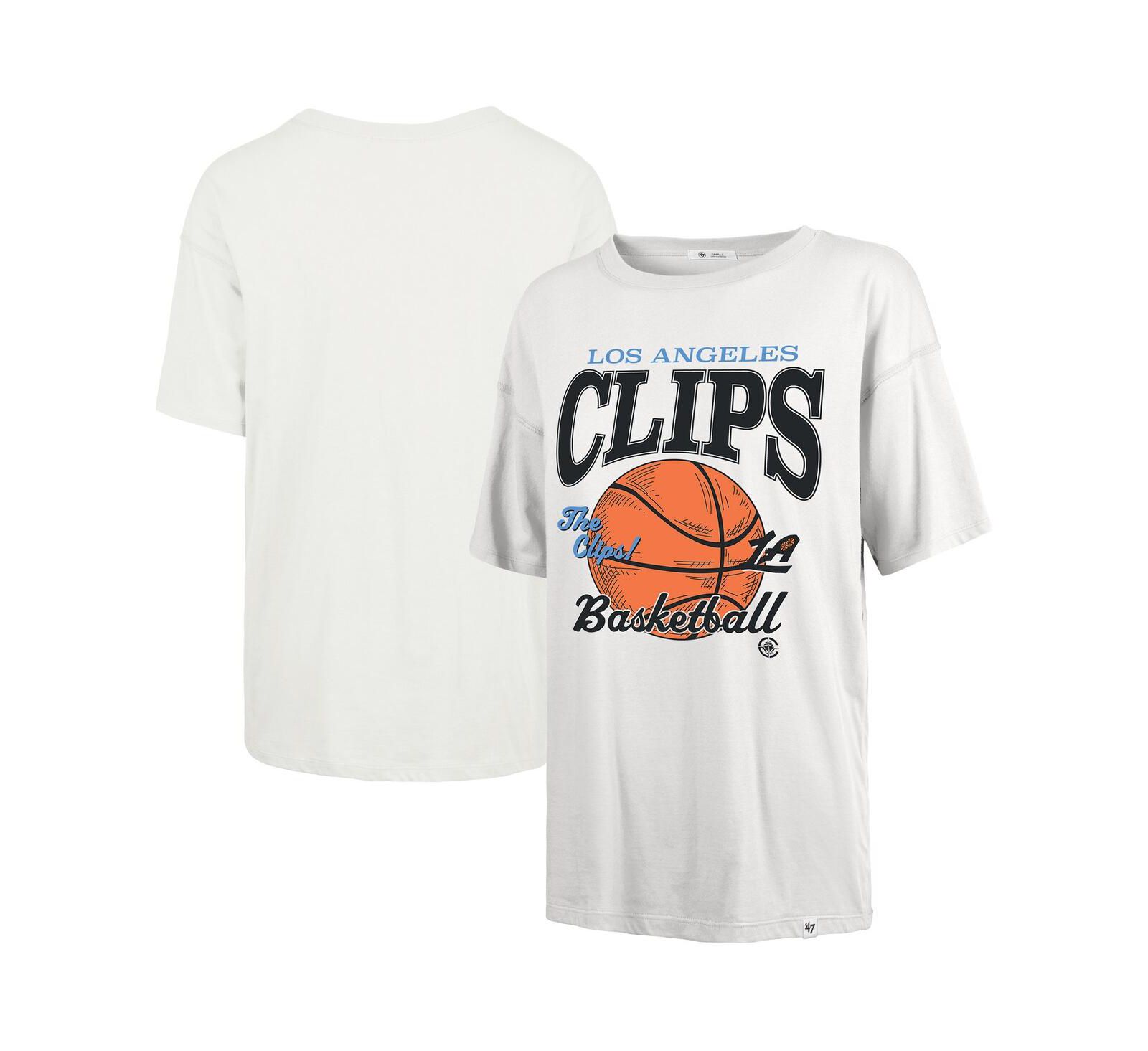 Женская футболка '47 Brand White LA Clippers City Edition
