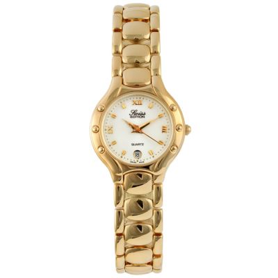 Женские часы Swiss Edition 23k Gold Plated Dress Bracelet
