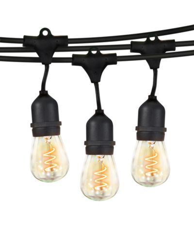 Светодиодная гирлянда Brightech Ambience Pro 48 фт для дома и улицы со спиральными лампами