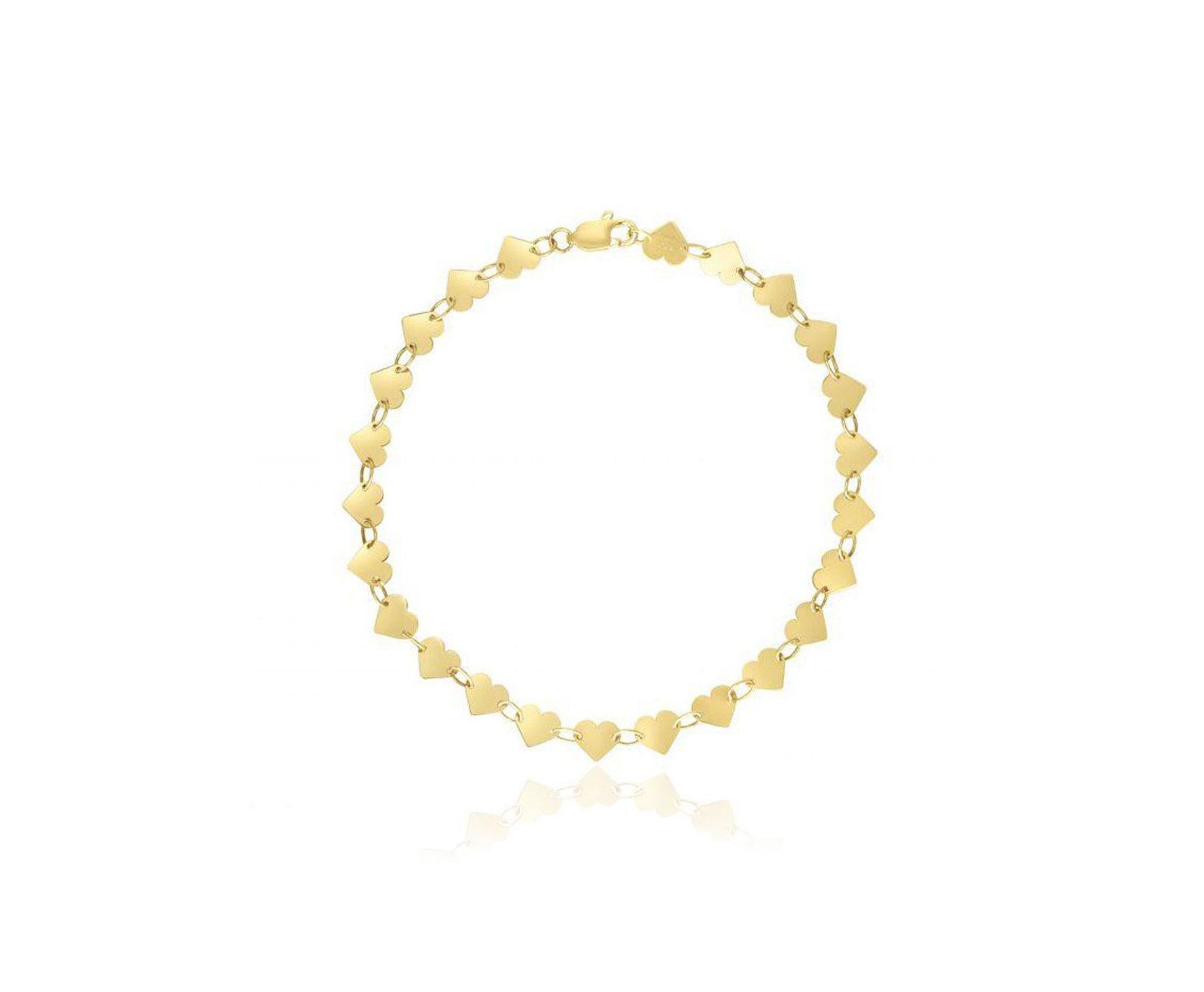 The Lovery Золотой браслет с подвеской в форме сердца, 14K Gold