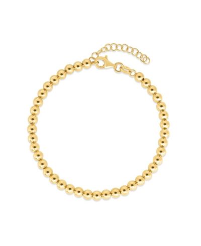 The Lovery маленький браслет с золотыми шариками, 14K золото