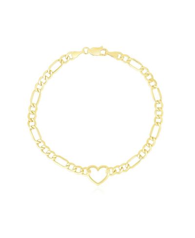 Браслет The Lovery Figaro Heart 14K Gold