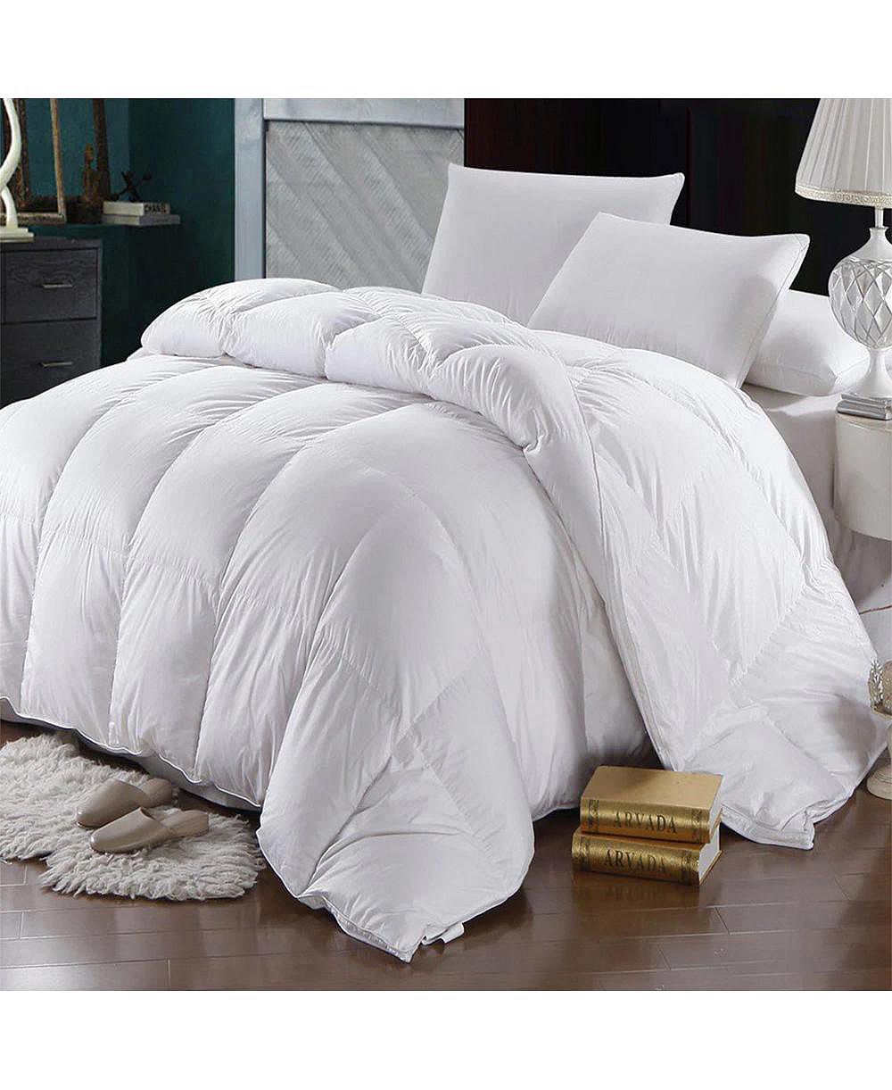 Egyptian Linens Goose Down Comforter 600 Thread Count 750 Fill Power