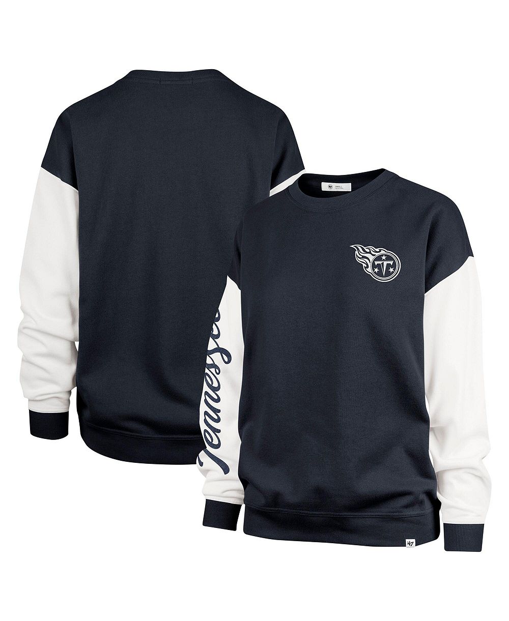 '47 Brand Women's Double Header Rise Andie Oversized-Fit Color-Block Pullover Sweatshirt