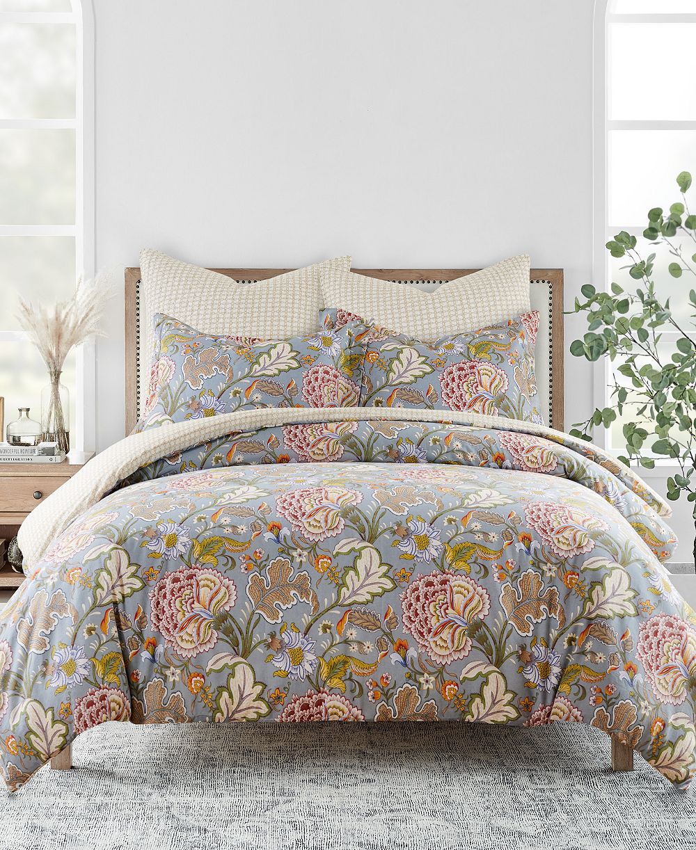 Levtex Home Angelica Reversible 3-Pc. Duvet Cover Set, Full/Queen