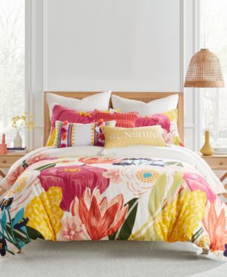 Levtex Home двусторонний комплект постельного белья Grandiflora, 3 предмета, King/California King