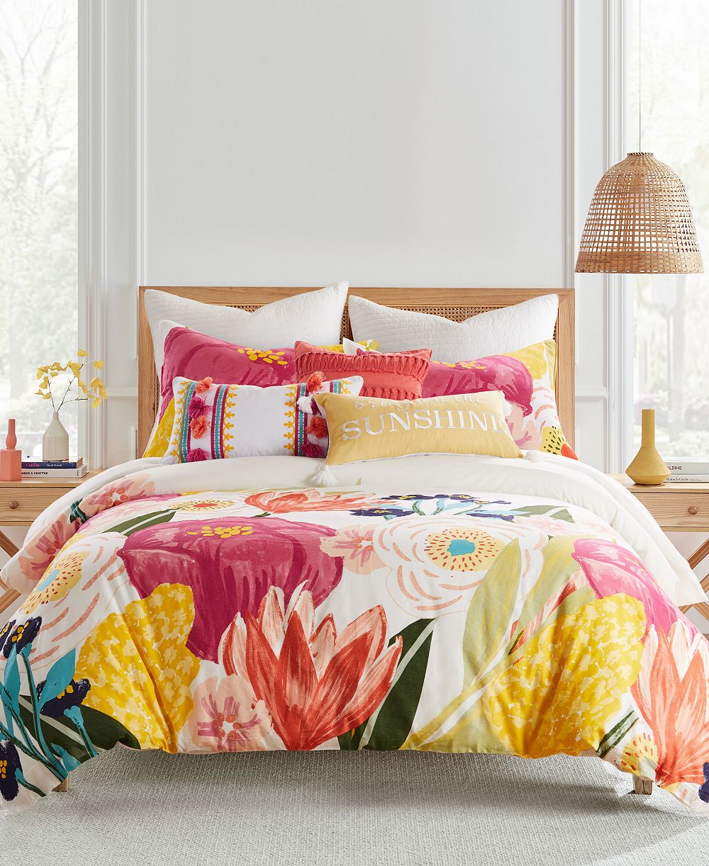 Комплект пододеяльников Levtex Home Grandiflora двусторонний, Twin/Twin XL