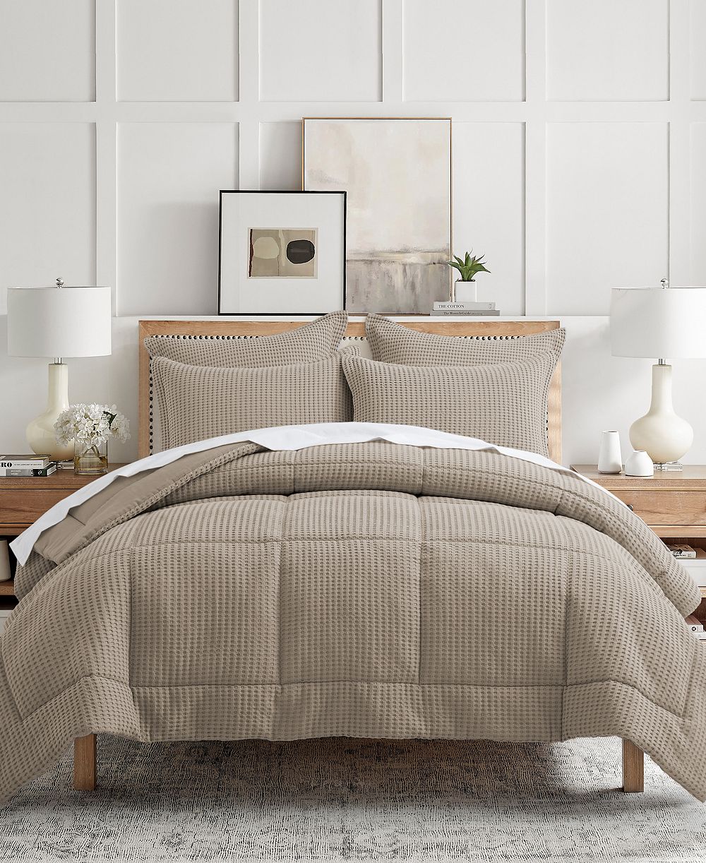 Levtex Home Mills Waffle Textured 3-Pc. Comforter Set, King/California King