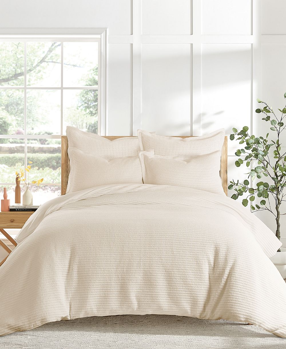 Комплект из 2 чехлов на одеяло Levtex Home Cloud Waffle Textured, Twin/Twin XL