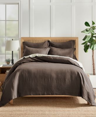 Levtex Home наволочка из вареного льна, Twin/Twin XL