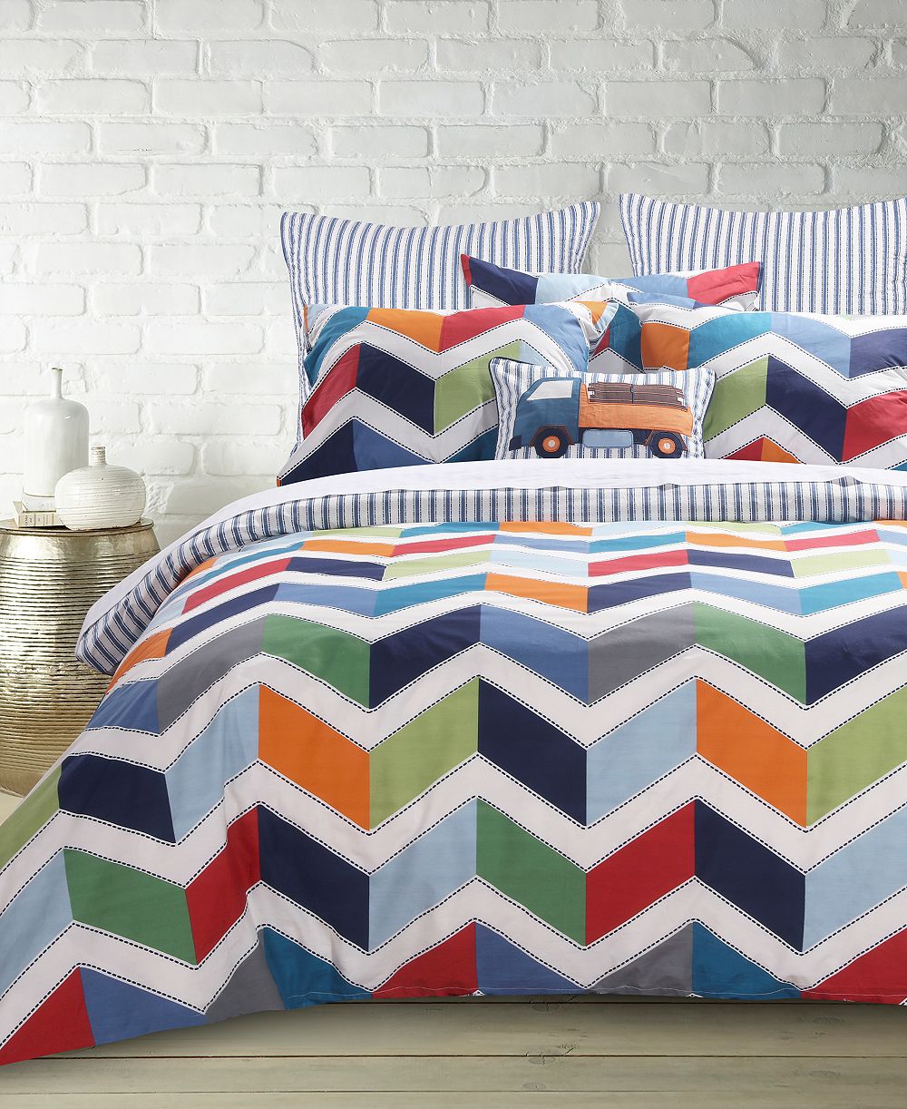 Levtex Home Dominik Reversible 2-Pc. Duvet Cover Set, Twin/Twin XL