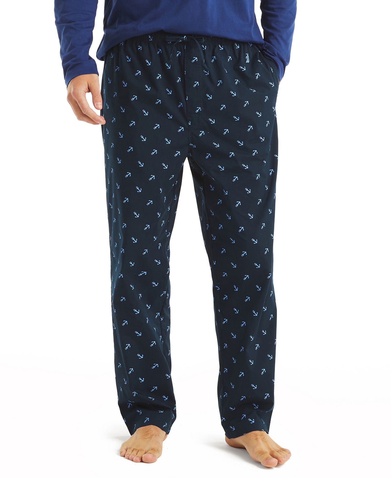 Nautica Men's Crafted Printed Poplin Sleep Pant