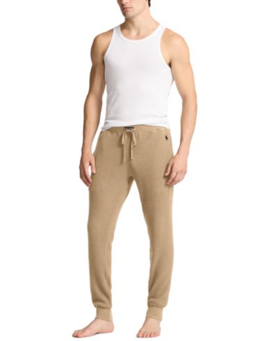 Polo Ralph Lauren Мужские спортивные брюки-джоггеры из кожи Premium Thermal