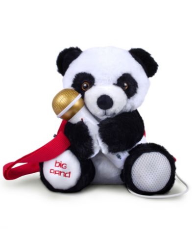 Singing Machine Big Pand Plush Karaoke-Recording Backpack