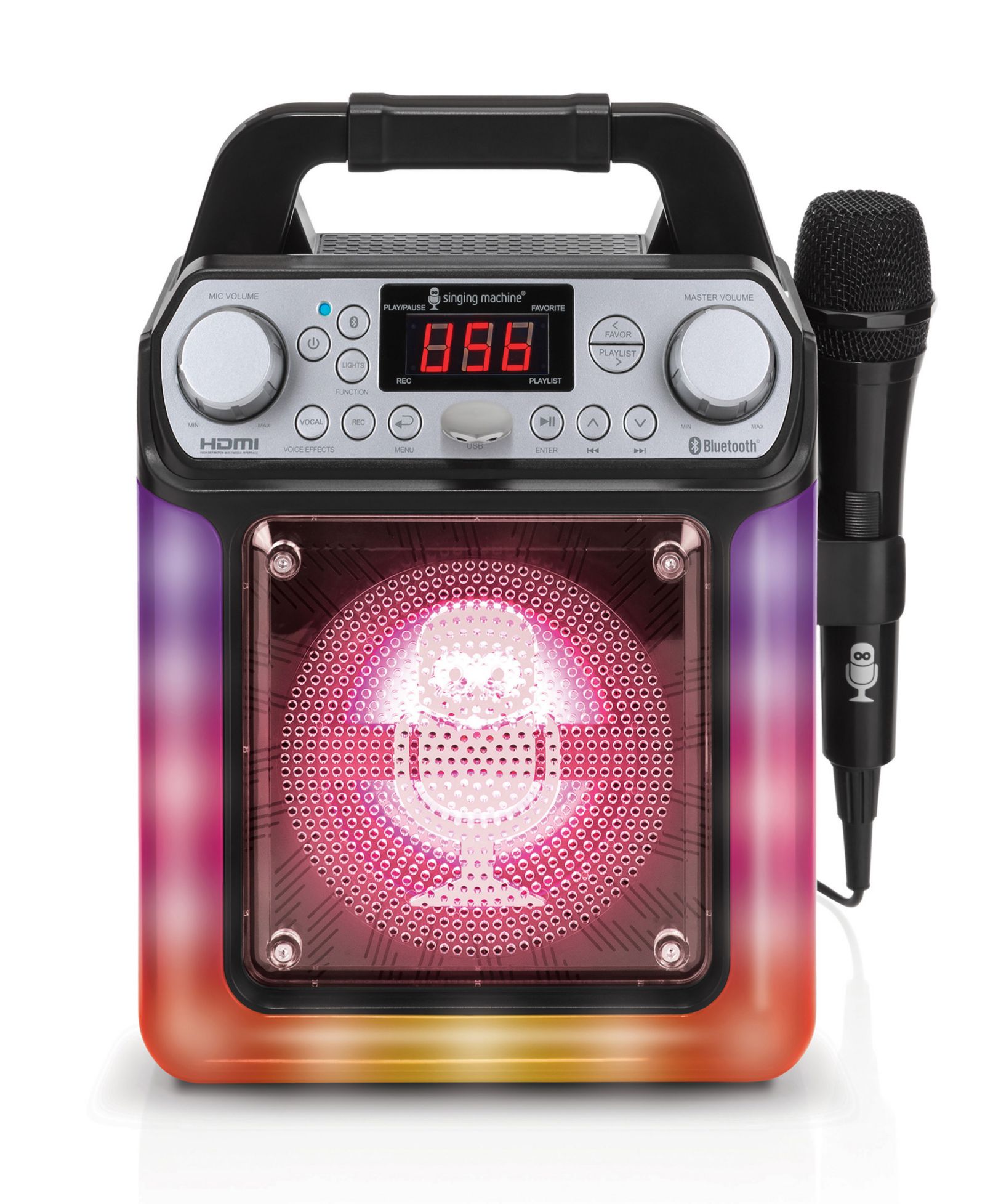 Портативная Bluetooth караоке-машина Singing Machine Groove Mini