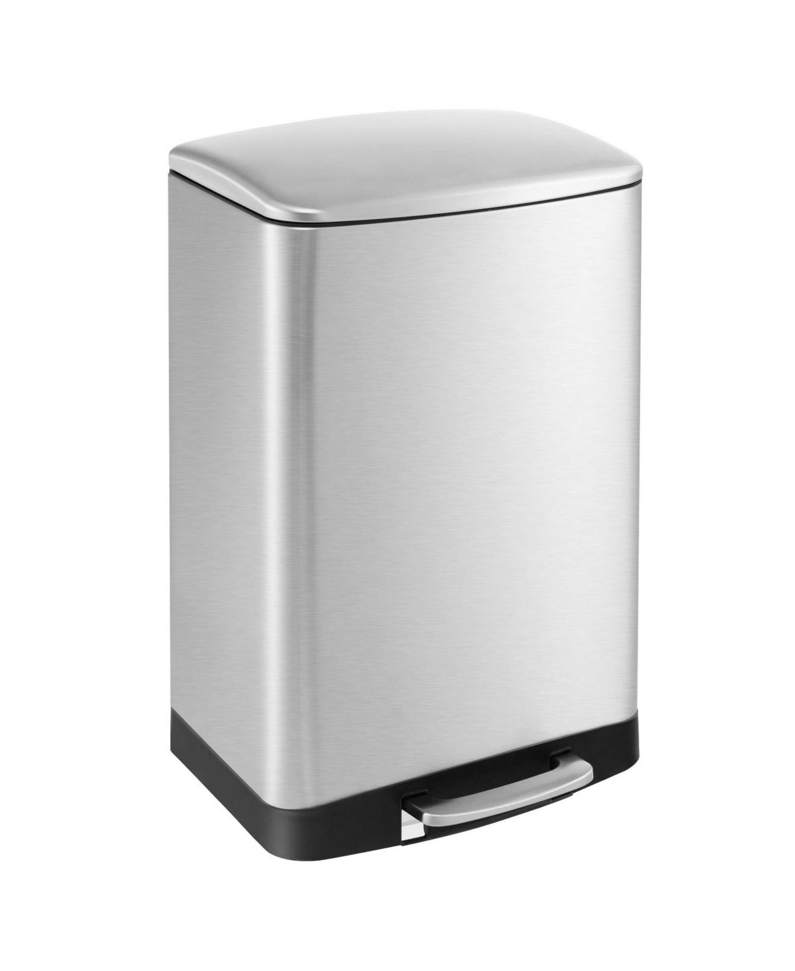 Мусорное ведро из нержавеющей стали Costway 13.2 Gal Garbage Can with Lid