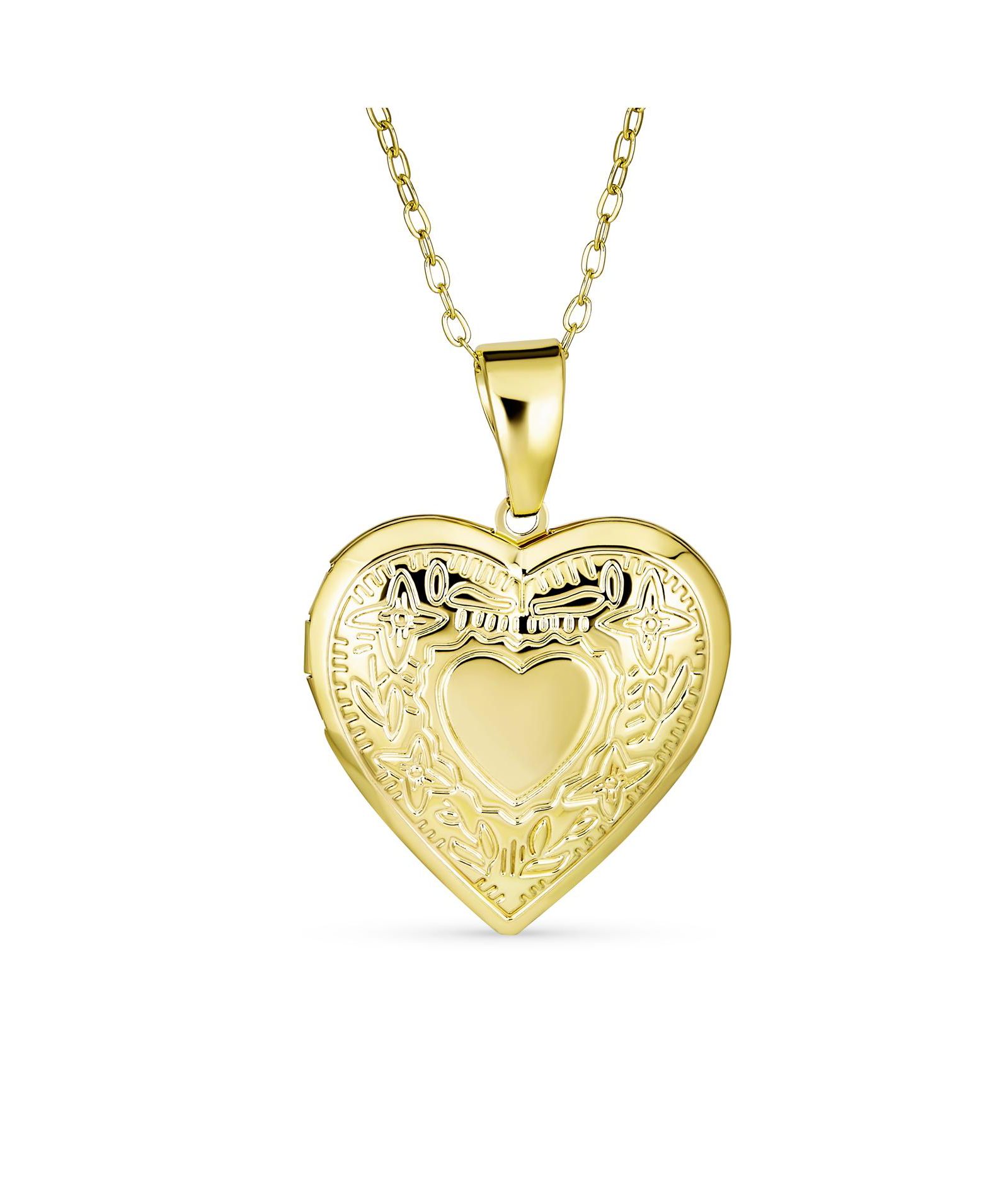 Подвеска-медальон Bling Jewelry с гравировкой листа