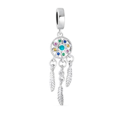 Ожерелье Bling Jewelry Hopes Dreams Heart Spiritual Amulet Symbol Dream Catcher