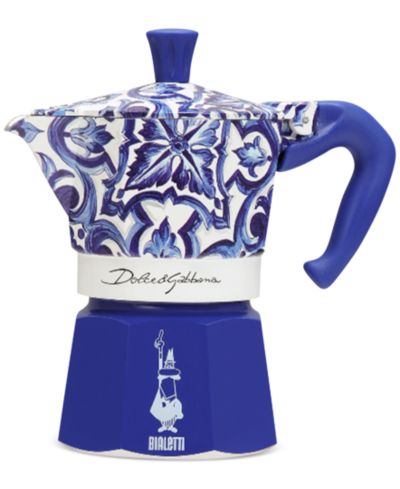 Bialetti Blue Meditteraneo Dolce & Gabbana кофеварка Moka, 3 чашки