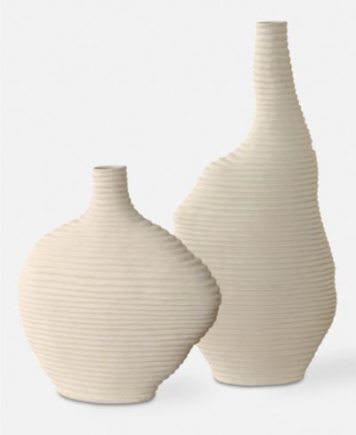 Uttermost Duostacked Vases, Set of 2