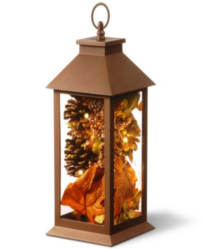 Декоративный осенний фонарь National Tree Company 12" с LED Lights