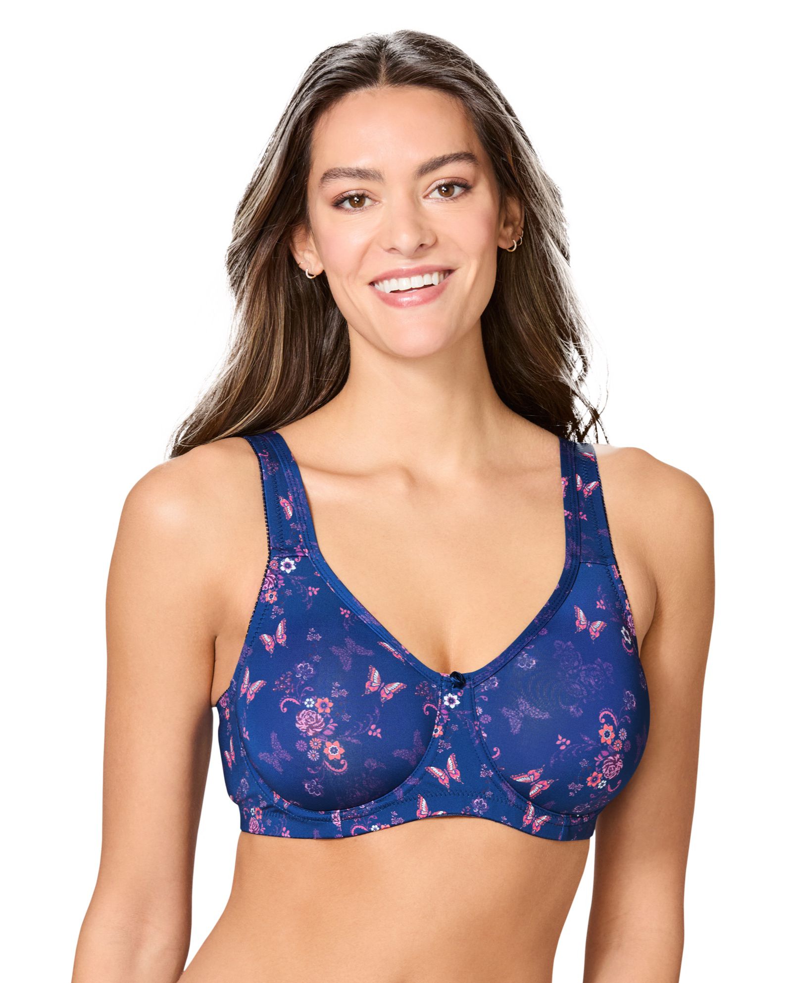 Comfort Choice Women's Underwire Microfiber T-Shirt Bra