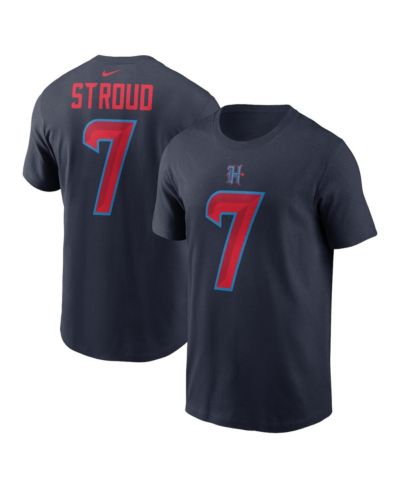 Nike Мужская футболка C.J. Stroud Navy Houston Texans Name & Number