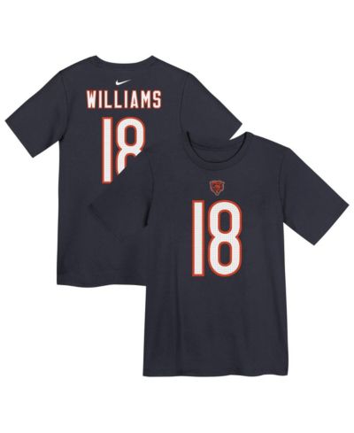 Nike Preschool Caleb Williams Navy Chicago Bears Player Name & Number T-Shirt