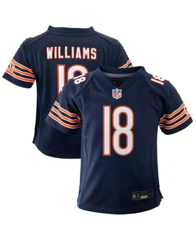 Nike Big Boys and Girls Caleb Williams Navy Chicago Bears Game Jersey