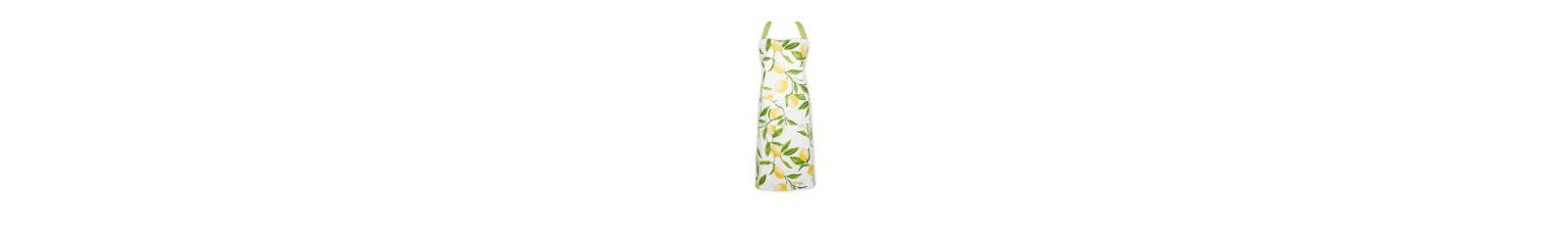 Design Imports Lemon Bliss Kitchen Collection, Chef Apron