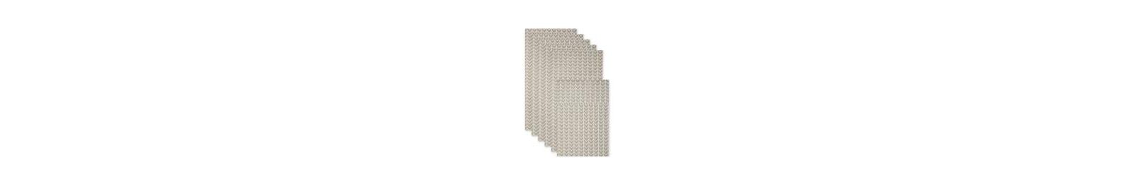 Набор подкладок для холодильника Design Imports, 6 штук, узор Stone Herringbone, 12x24"
