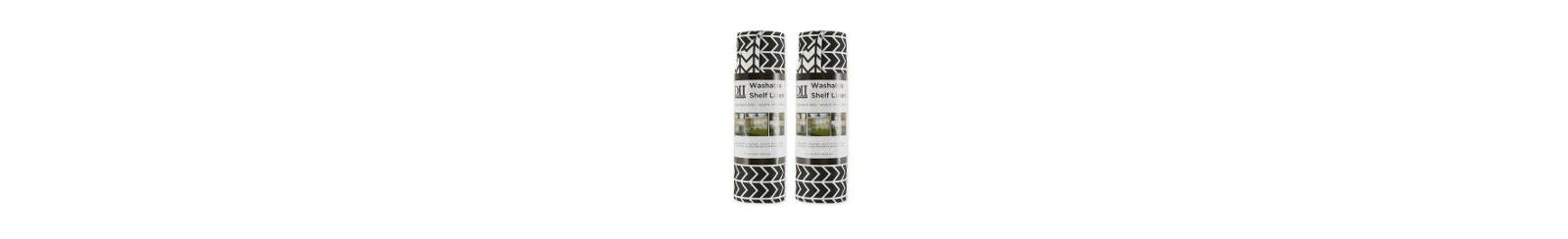 Сменные подложки для полок холодильника Design Imports, 12x120", Black Herringbone, 2 Piece