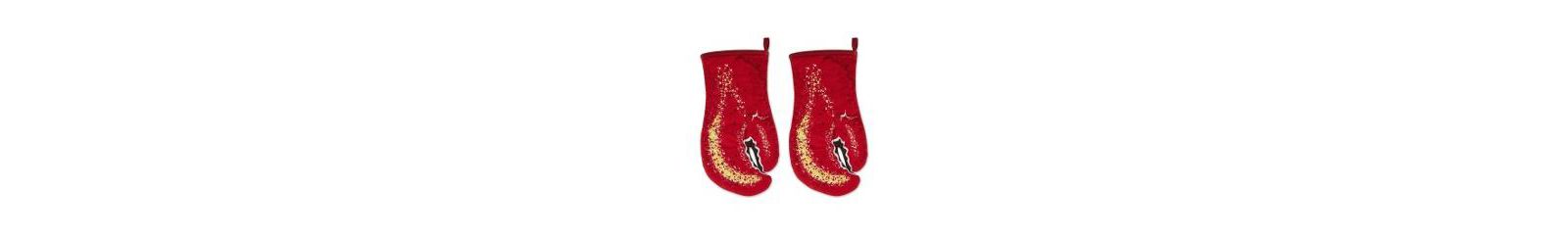 Набор прихваток для кухни Design Imports Nautical Collection Cotton 7.5x13" Lobster Claws, 2 Piece