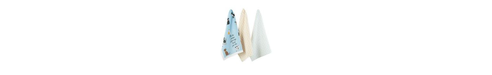 Набор кухонных полотенец Design Imports Everyday Pets Kitchen Collection Absorbent, 18x28", Dog Person, 3 шт.