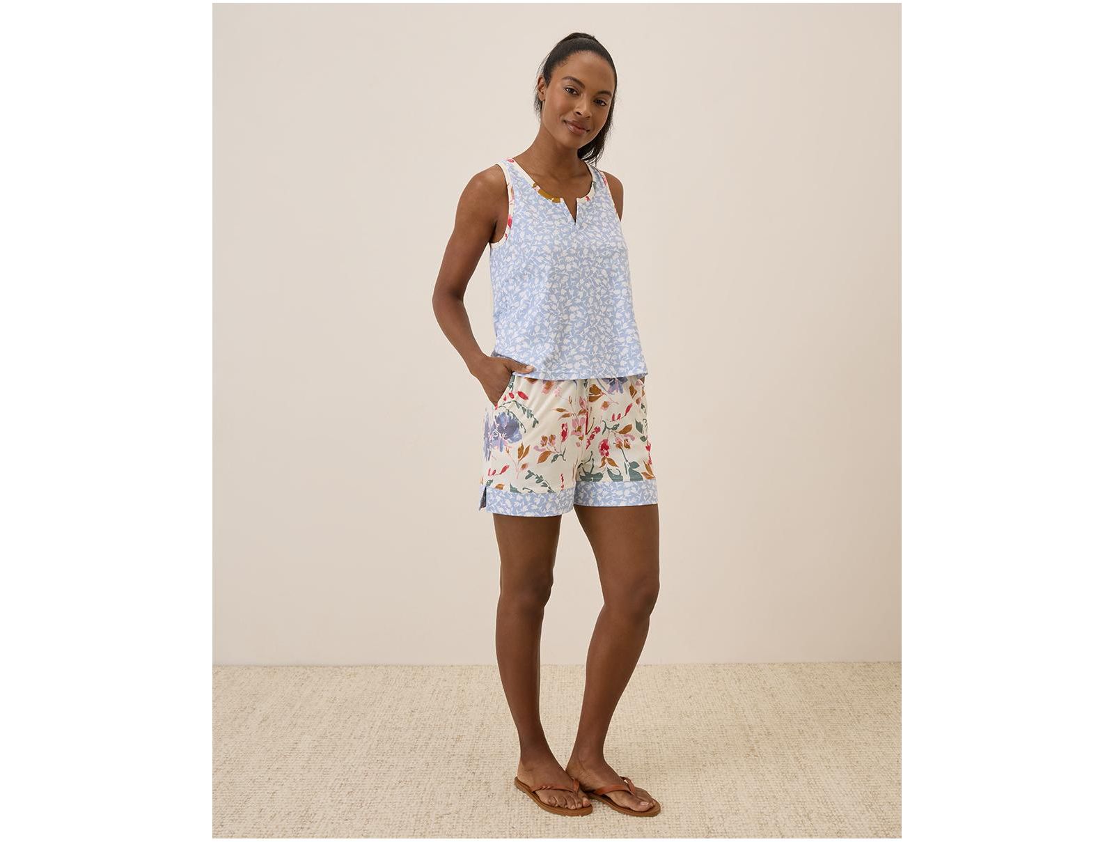 Pact Women's Organic Cotton Staycation Sleep Short